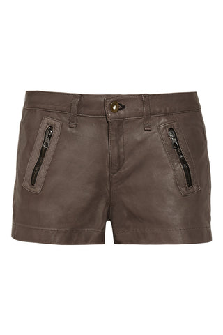 Lakshmi leather shorts